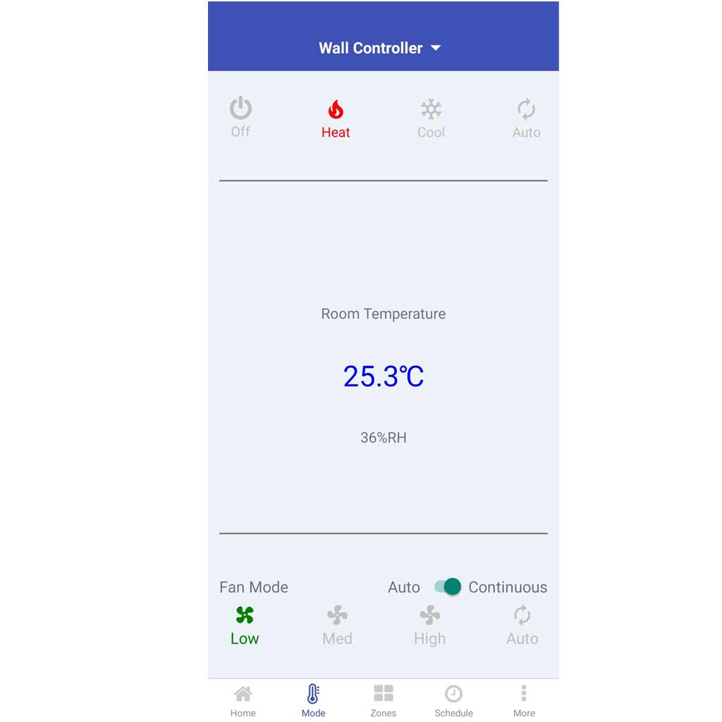 Inspire Touch - 5"Color Zoning WiFi Thermostat - Image 3
